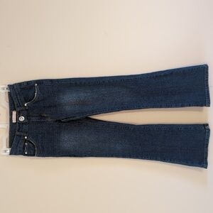 Levi's Size 12 Slim, Flare Bottom, Rhinestone Buttons and "Rivets"